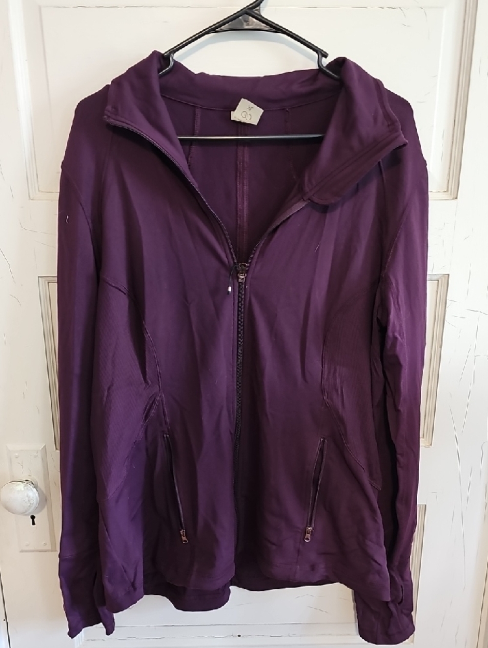 CALIA by Carrie Underwood Deep Purple Full-Zip Utility Jacket